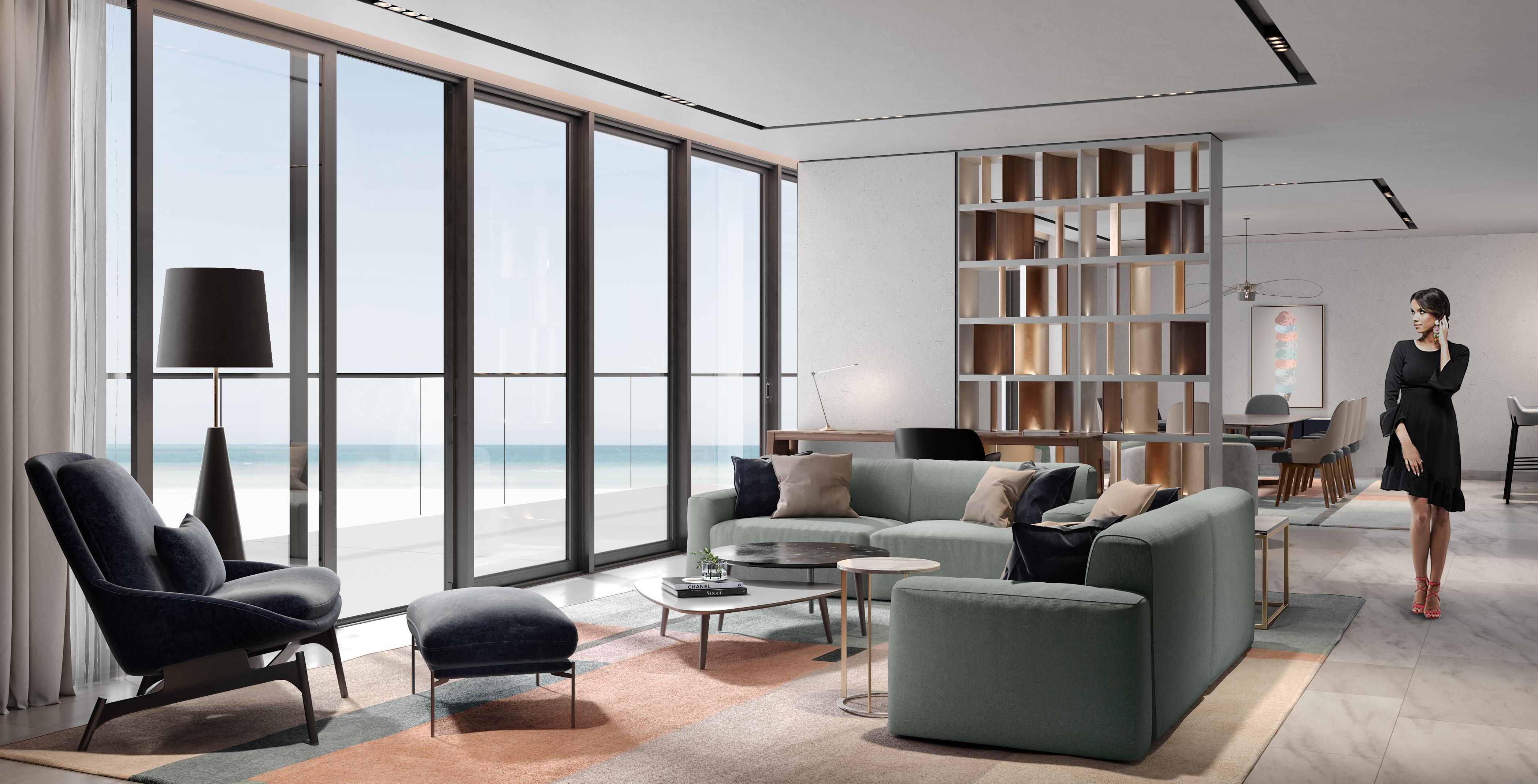 Th8 Palm Dubai Beach Resort, Vignette Collection By Ihg Екстериор снимка Interior of a penthouse apartment
